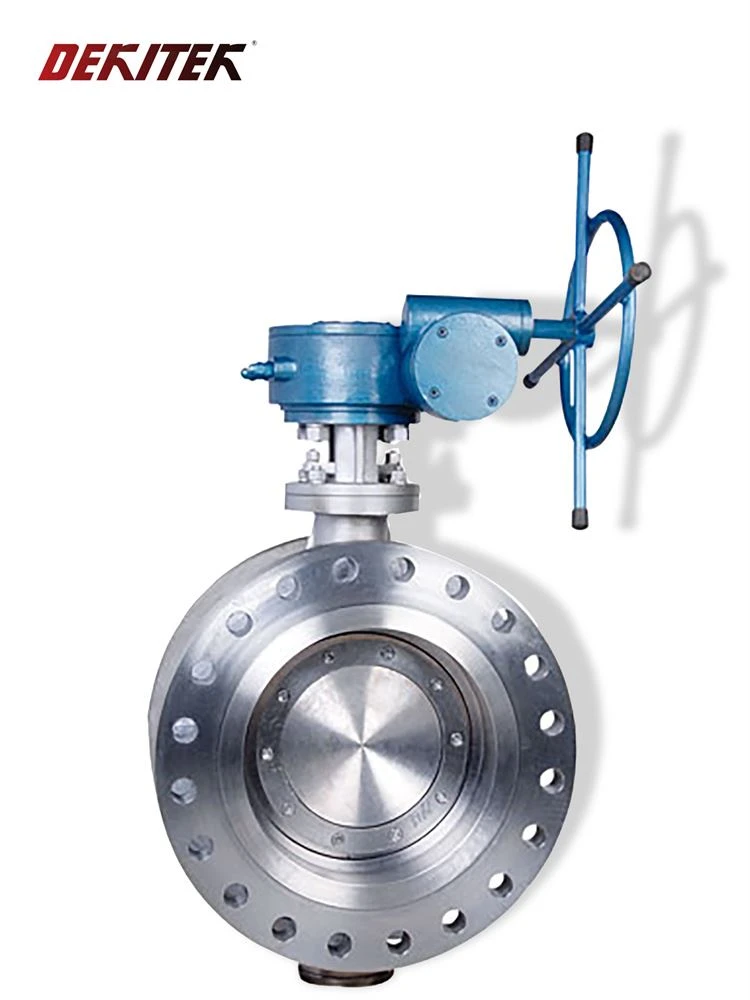 Double Offset Flange End Type Butterfly Valve